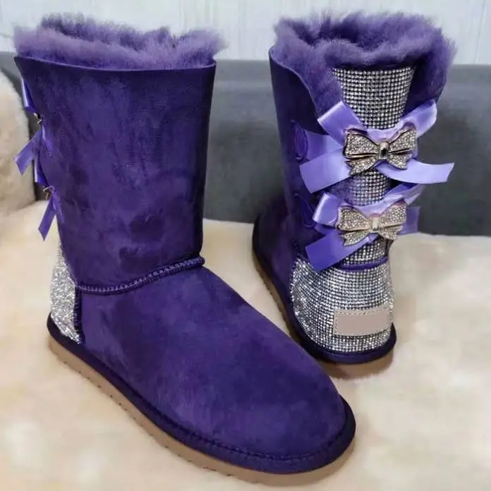 Factory Wholesale Direct Fashionable High Quality With box winter snow boots snow boots women shoes 2024 wholesale snow boots