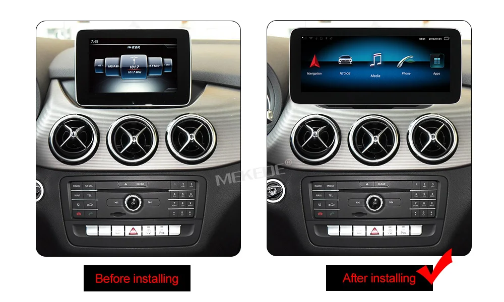  Автомобильный мультимедийный DVD-плеер на Android 9 0 для Benz B Class W246 2015-2019 NTG 5 HD 1920*720 IPS экран 4G LTE GPS