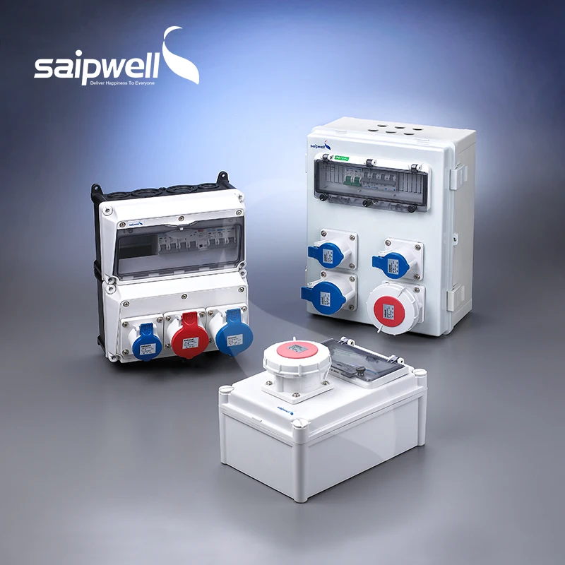 Промышленная розетка Saipwell / Saip IEC standard IP44 16A 32A 63A