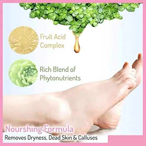 Private Label OEM Magic Purederm Braphy Callus Remover Pack Exfoliating Baby Foot Peeling Mask foot soak