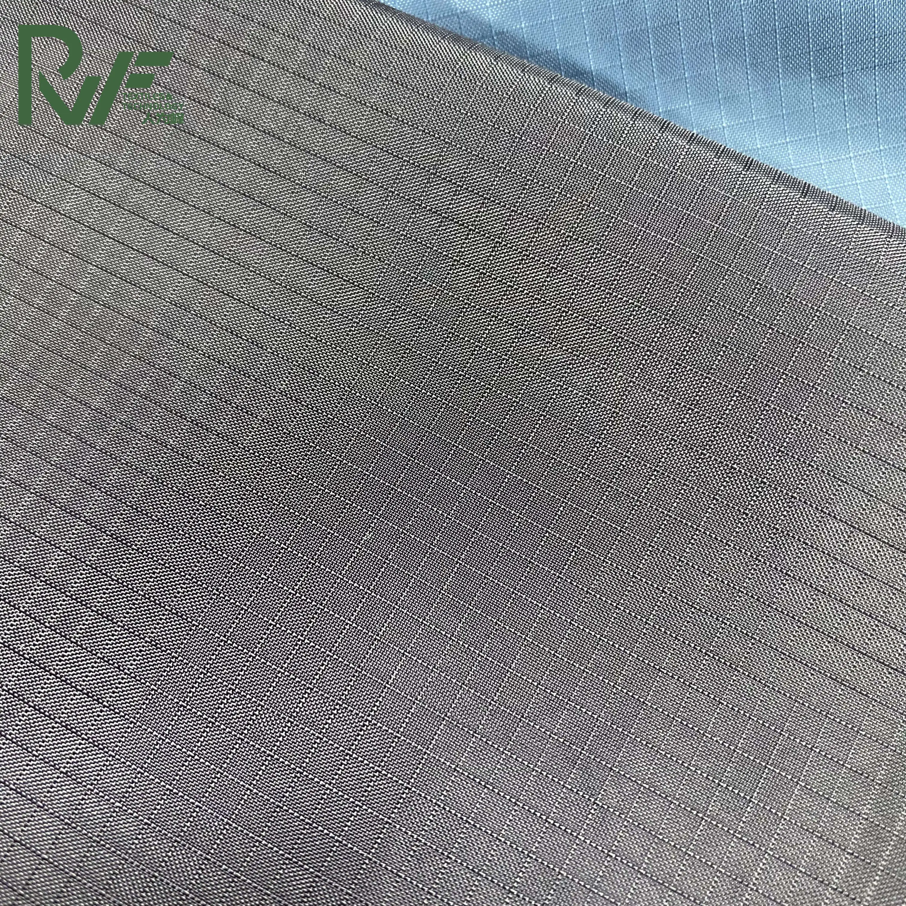210T 70D silicone coated ripstop nylon fabric
