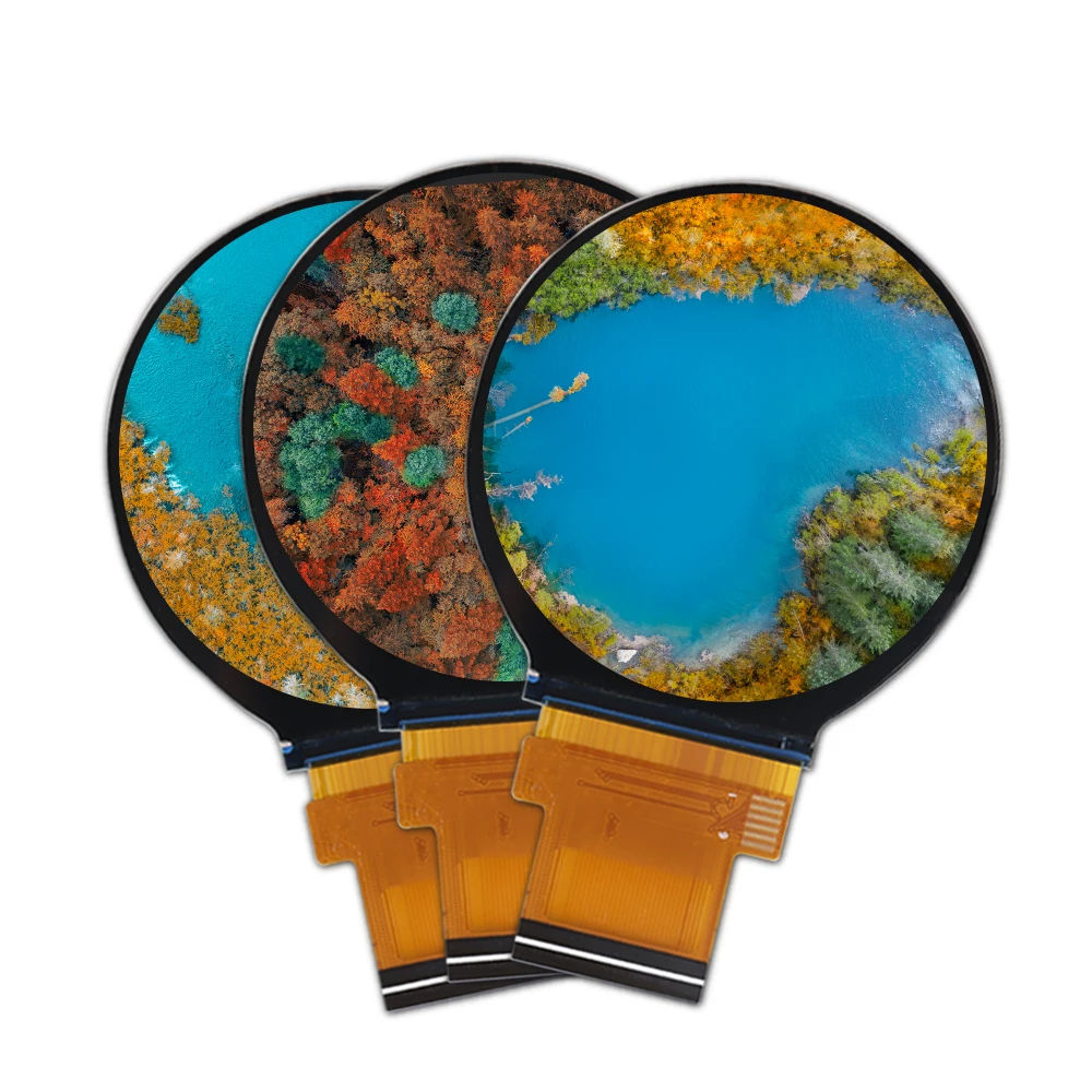 Full Color HD Spi Tft Lcd Round Display Module Screen Circular Panel Lcd Circle Display