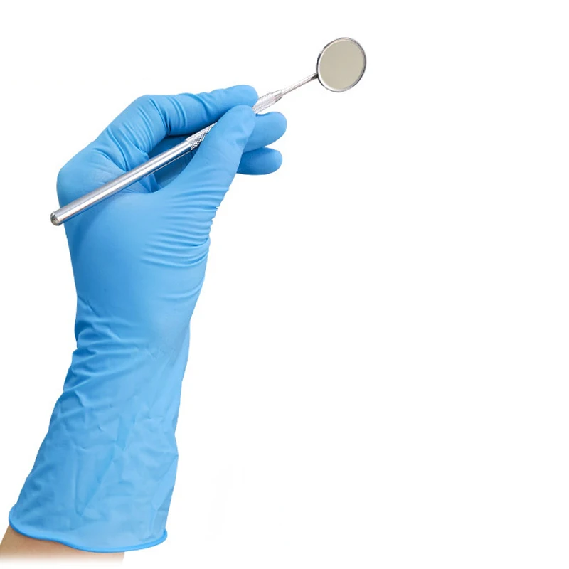 Pure Nitrile Examination Gloves Thickened protection Waterproof Household Medical Anti-slip Disposable