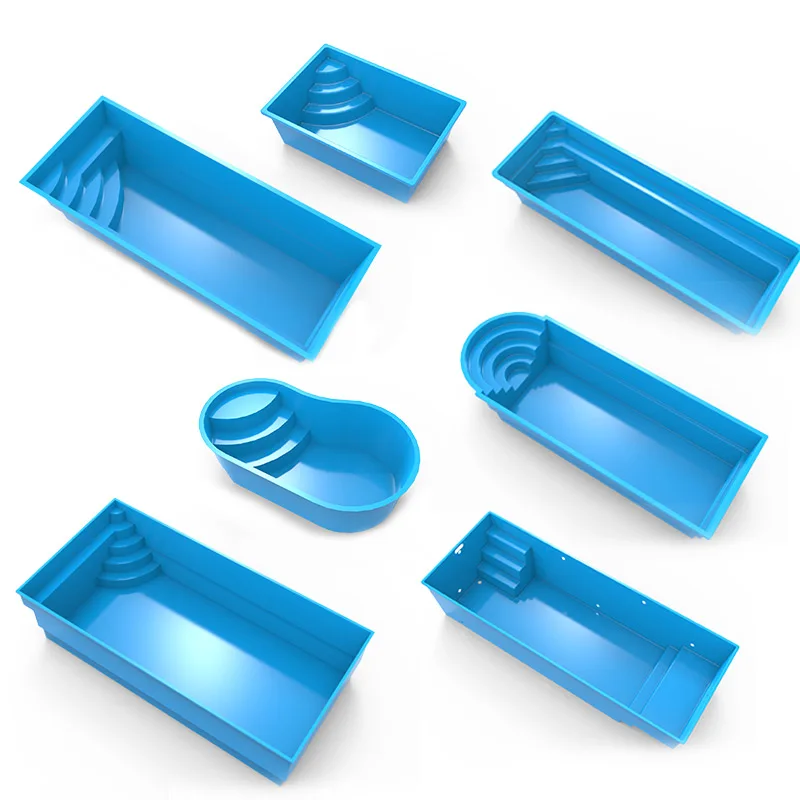 New portable big hard plastic inground swimming pool kit fiberglass pools swimming outdoor 6ft deep for adults