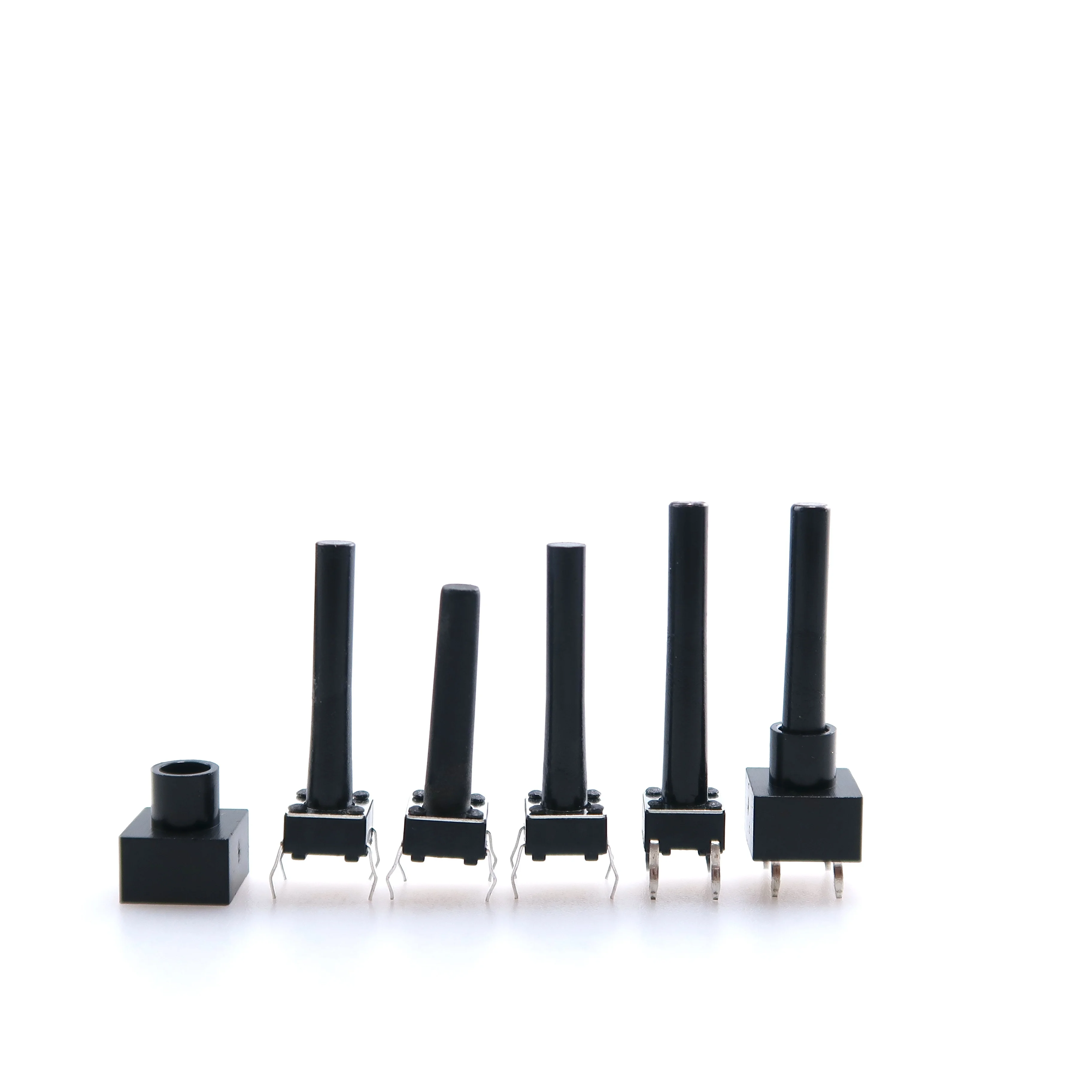 Factory direct sales6x6 4 pin 6*6*20mm-22-30MM Vertical with protective case plug-in button Touch switch