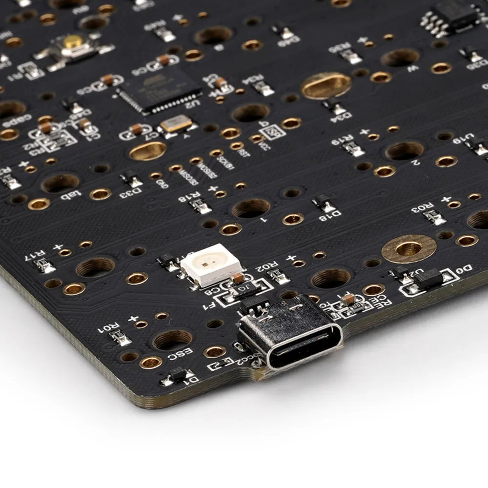 KBD75 Rev 2 0 материнская плата с 84 припаянными клавишами для настройки 75 процентов 75% механической