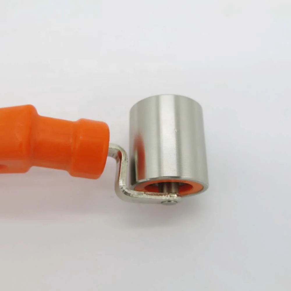Durable orange Installation stainless steel facial wallpaper pattern paint roller mill