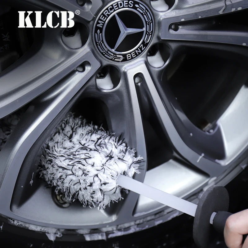 Soft Microfiber Car Wheel Wash Brushes for Auto Detailing Microfiber Wheel Cleaning Brush