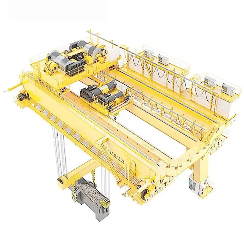 Double Girder Overhead Crane Heavy Duty Crane  Customized YZ type hook casting overhead crane