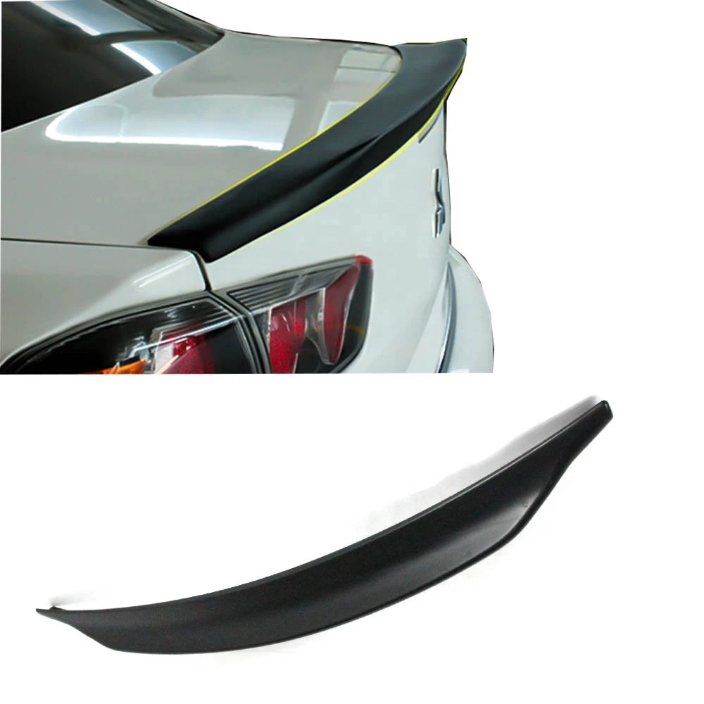 car spoiler for 2009-2015 car spoiler abs plastic material