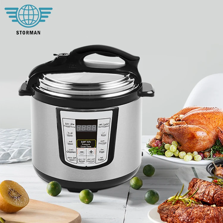 Wholesale Price 800w Rapid Heating 4L Stainless Steel Liner Electric Pressure Cooker