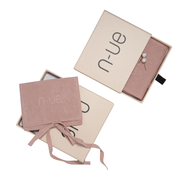 Модная белая сумочка из микрофибры на заказ для держателя ювелирных изделий