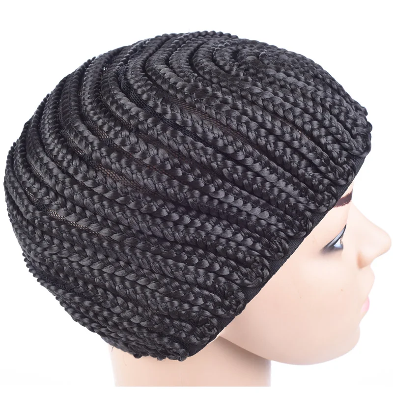 Wholesale Cornrow Cap For Easier Making Wig Less Stress On Your Natural Hair Braided Wig Cap Net For Black Women
