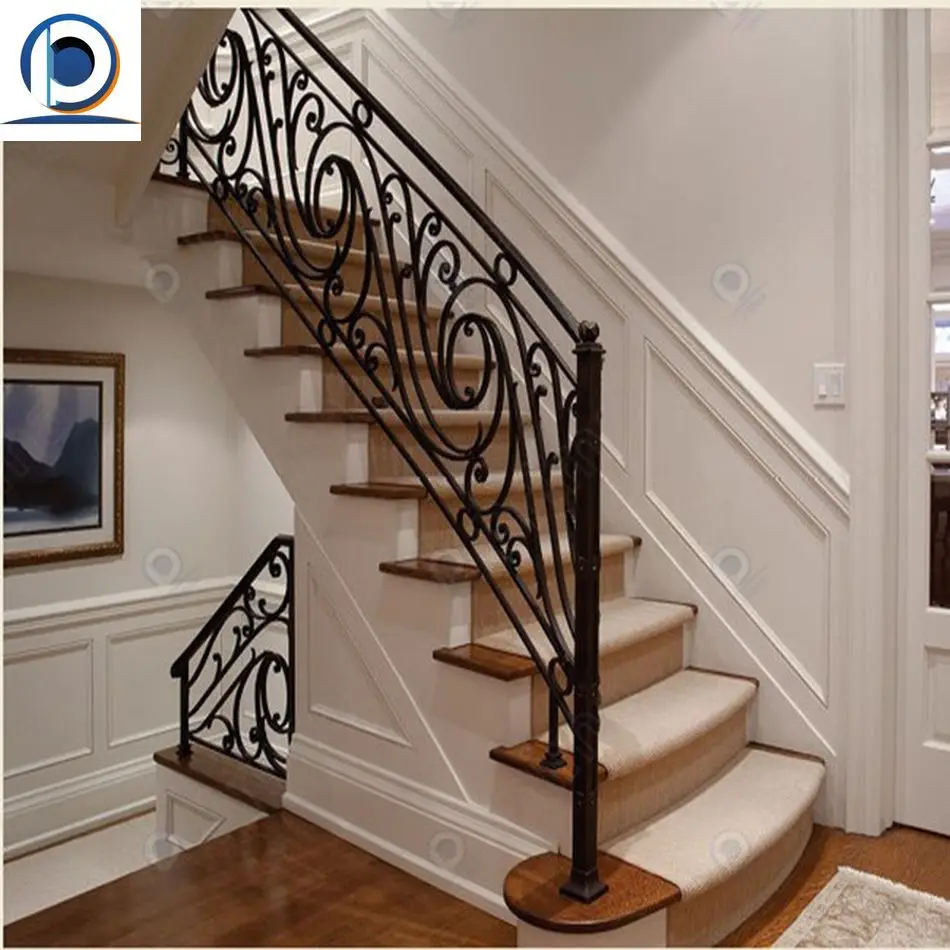 Prima Modern Balcony Design Decorate Indoor Wrought Iron Staircase Railings