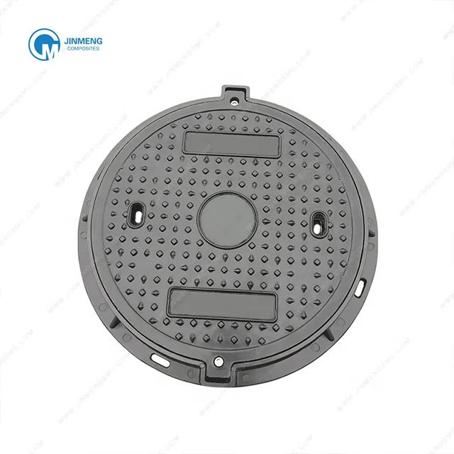 gas petroleum trailer manhole cover polymer SMC Composite Gully Grate with hinge
