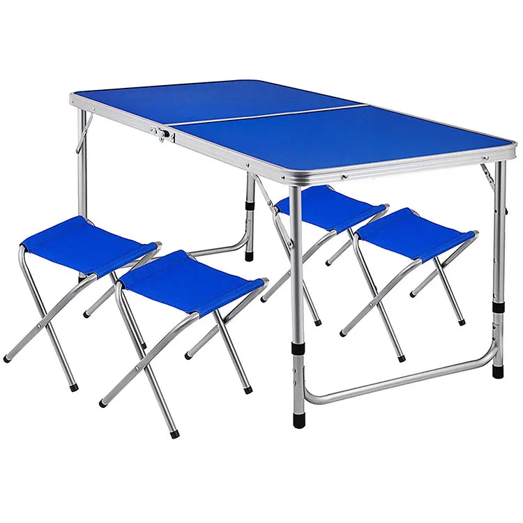 used outdoor furniture aluminum camping folding picnic table and chair