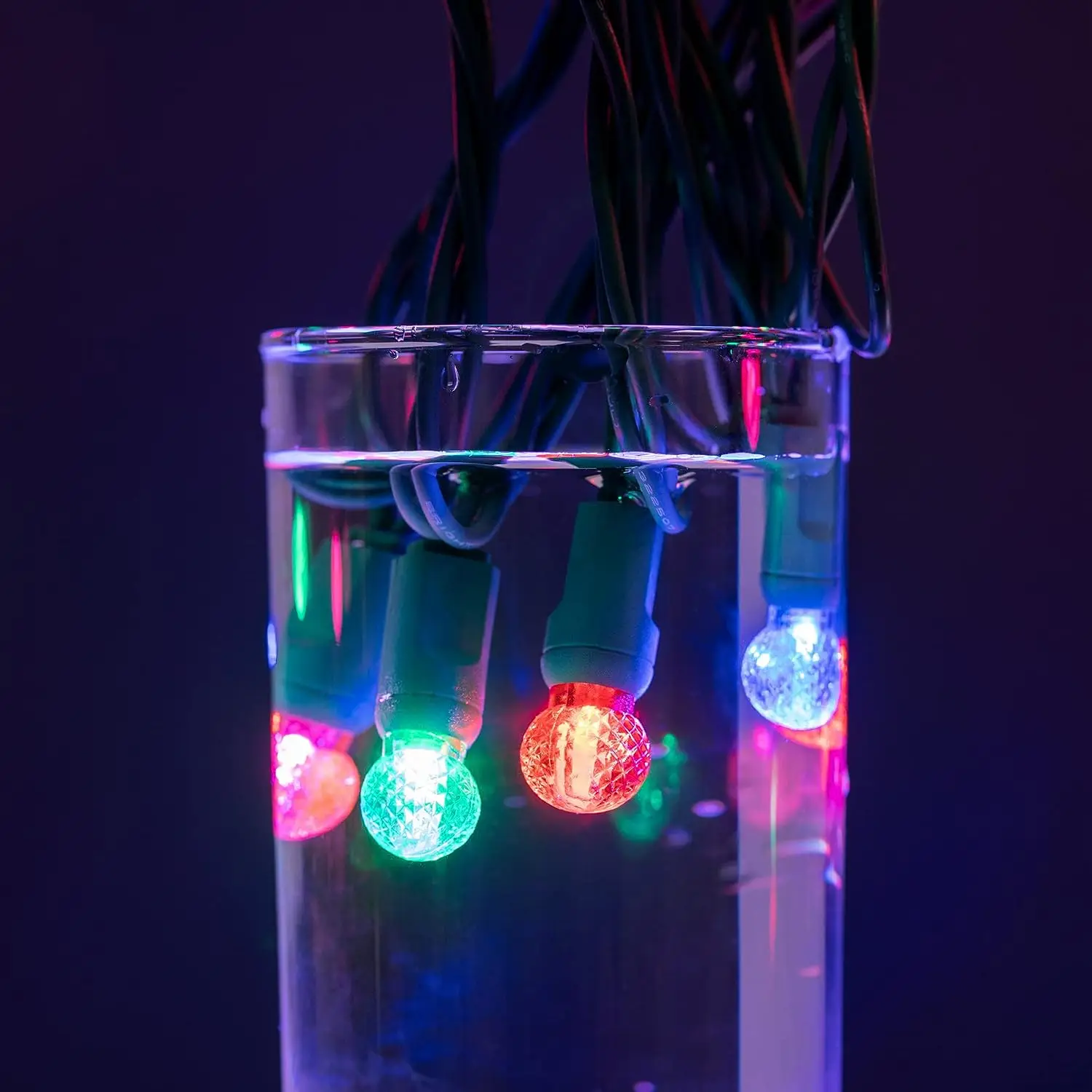 UL Multi  G12 LED Faceted Christmas Mini Light Christmas tree lights