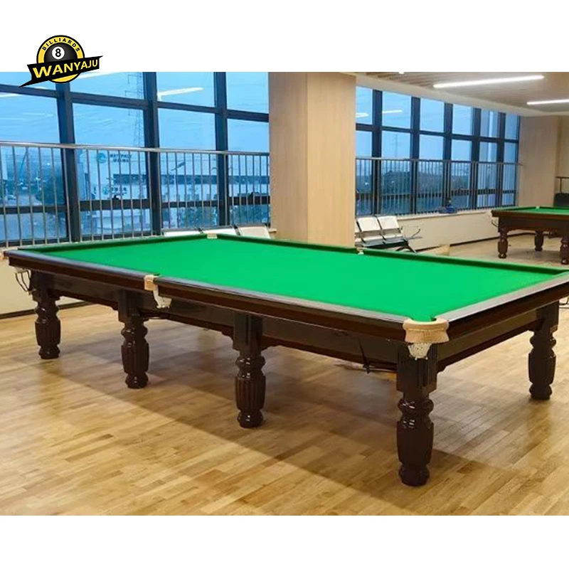 Factory Wholesale Standard Professional Activities Snooker Billiard Pool Table Solid Snooker Table for Sale Tournament 12 Ft 600