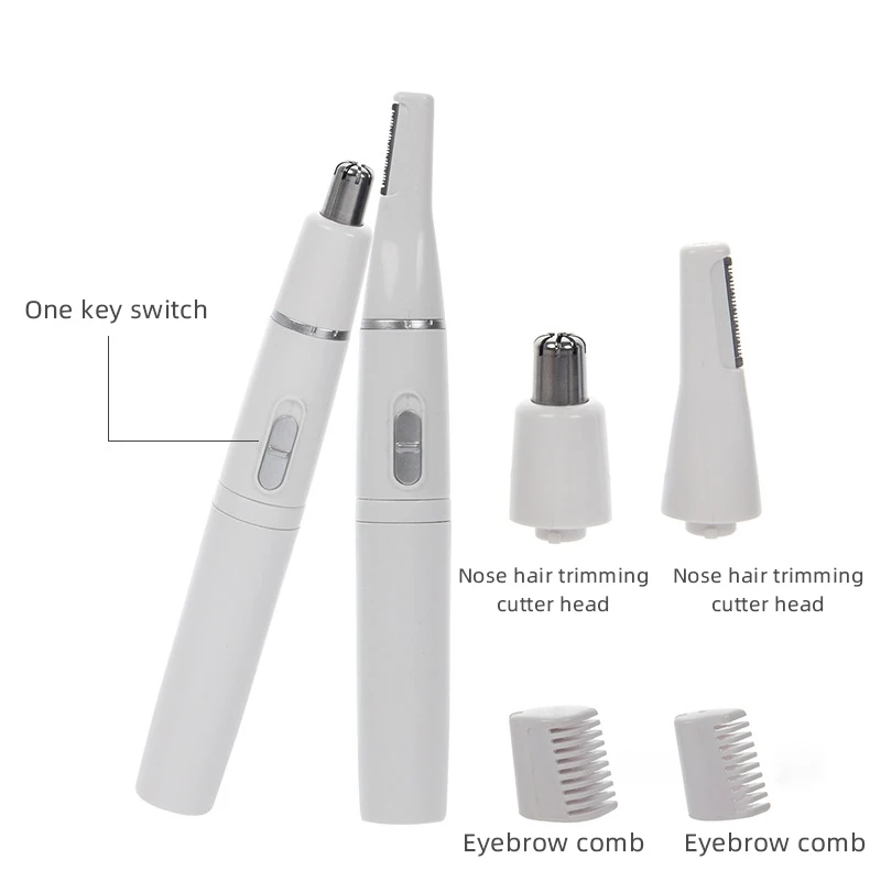  Deery Electric Cordless Lady Women Hair 2 In1 Battery Face Nose Eyebrow