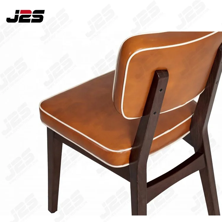 Factory price Hot Sale High Quality Luxury Vintage Wooden Dining Chair Furniture Living Room Teak Oak Wood Rattan Modern Chair