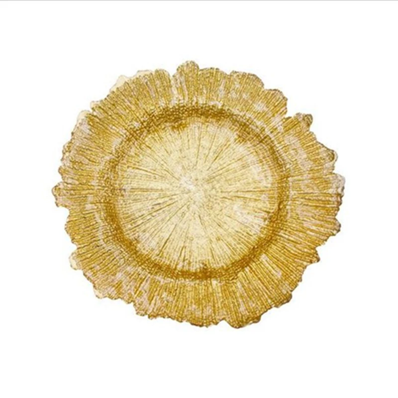 Wholesale Custom Opalware Borosilicate 13 Inch Clear Glass Plate