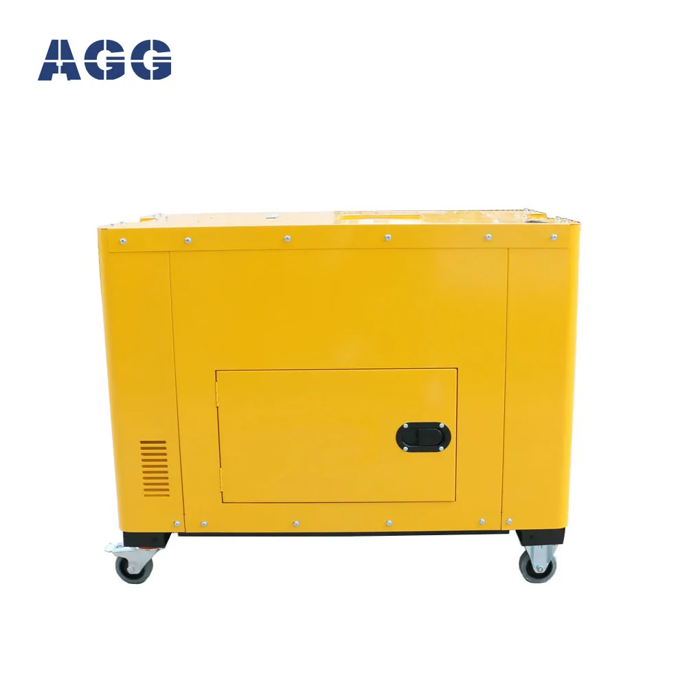 AGG Super Silent soundproof Dynamo 10kw Portable Diesel Generator For Houses