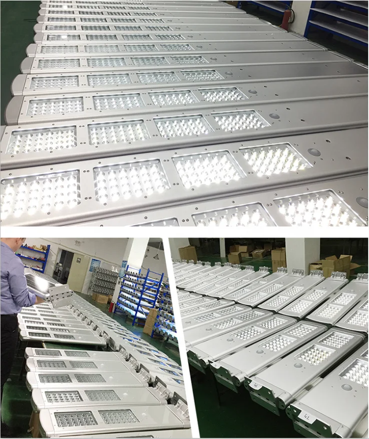 WHC Solar Street Lights Outdoor Waterproof Sola All In One Solar Street Light 10w 20w 30W 50W 80W Solar Energy System