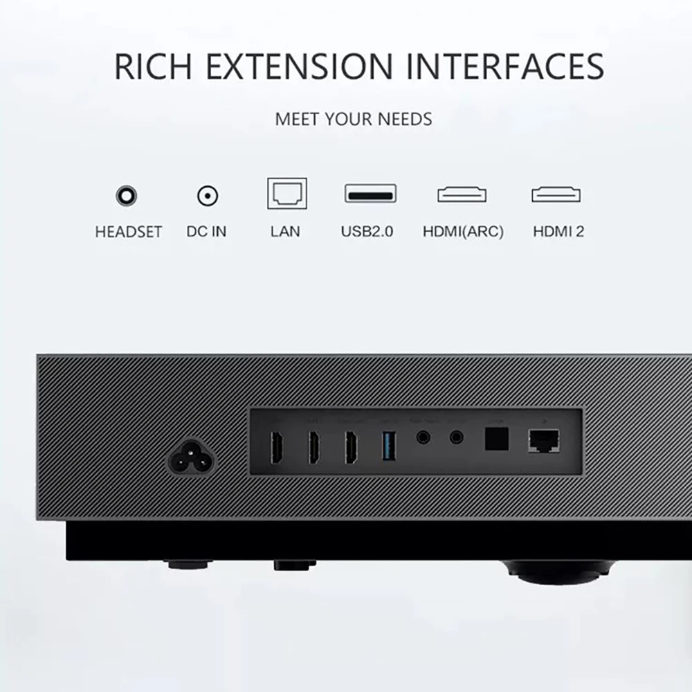 Fengmi Cinema 4k Projector TV Home Theater Laser Projector 2000 Ansi Lumens Smart Home Theater Beamer Video