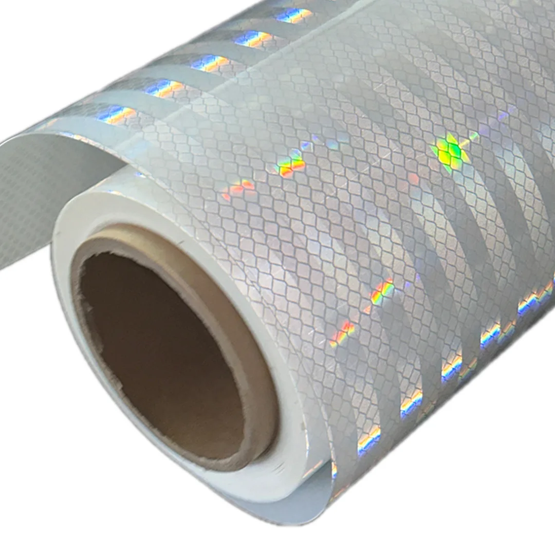 Silk Screen Printing EGP HIP Diamond Grade Self Adhesive Reflector Film Road Sign Micro Prismatic Reflecting Sheeting Vinyl Roll