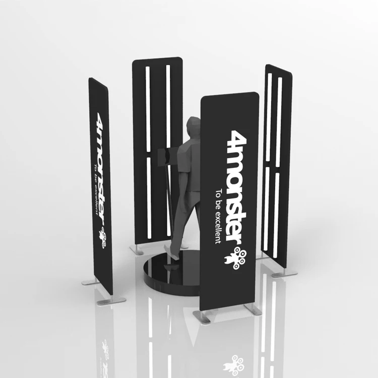 Custom LED Slow Motion 360 Video Photo booth Enclosure backdrop