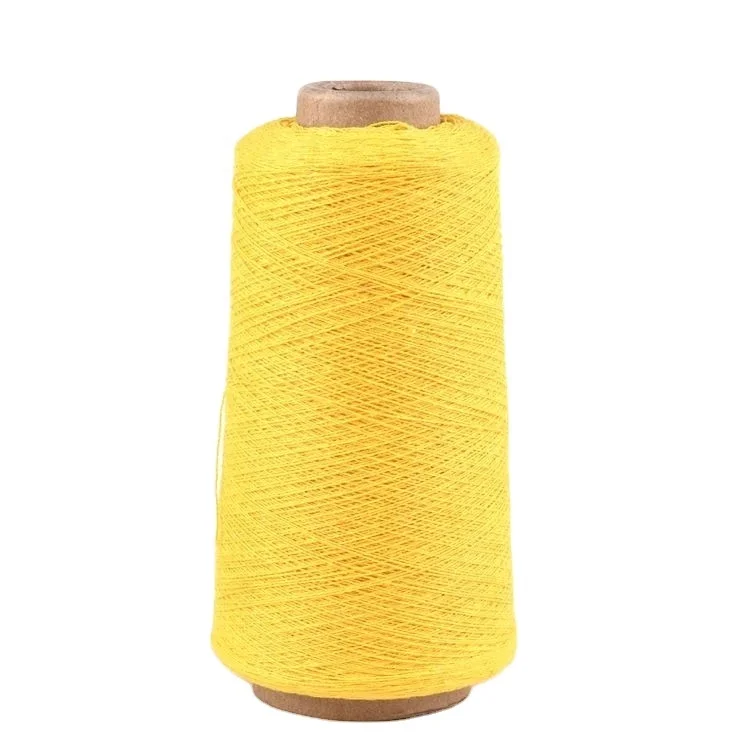 China custom yellow oe blended sock yarn Ne29S blended yarn for knitting and weaving