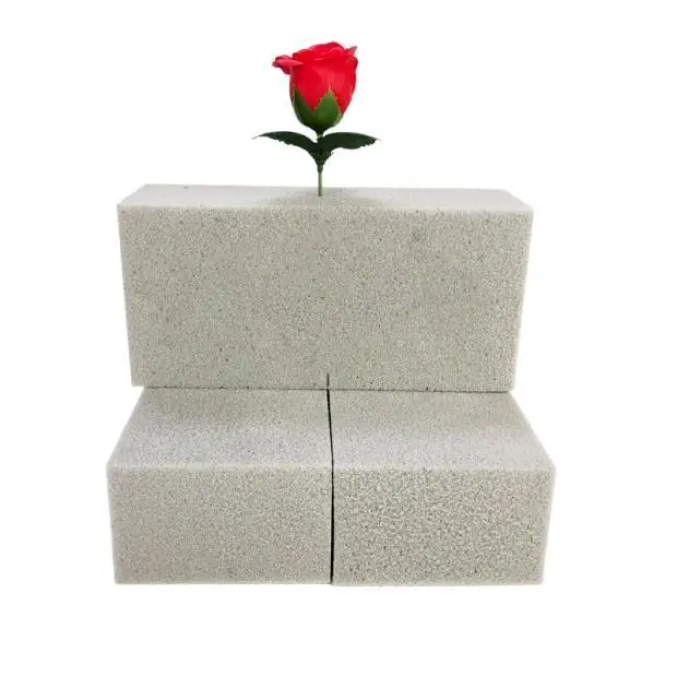 hot-selling  high density floral foam brick strong flower foam grey flower foam for artificial flower potting
