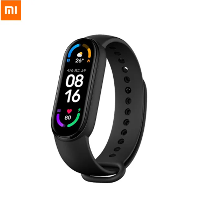 Xiaomi Mi Band 6 Smart Bracelet 5 Color AMOLED Blood Oxygen Miband 6 Fitness Traker Heart Rate  Waterproof Smart Band