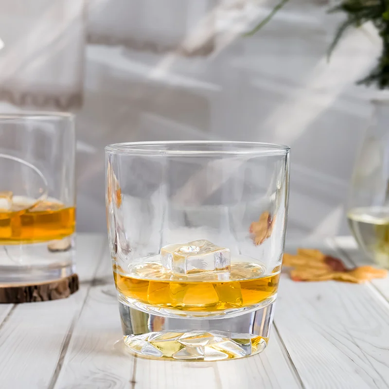 330ml New Modern Style Barware Ice Ball Wholesale Sublimation Rock Crystal Clear Whisky Glass Cup