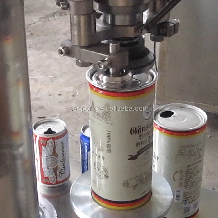 Semi automatic tin can sealing machine, small food canning machine for /fruit/fish/beans/tomato/beer