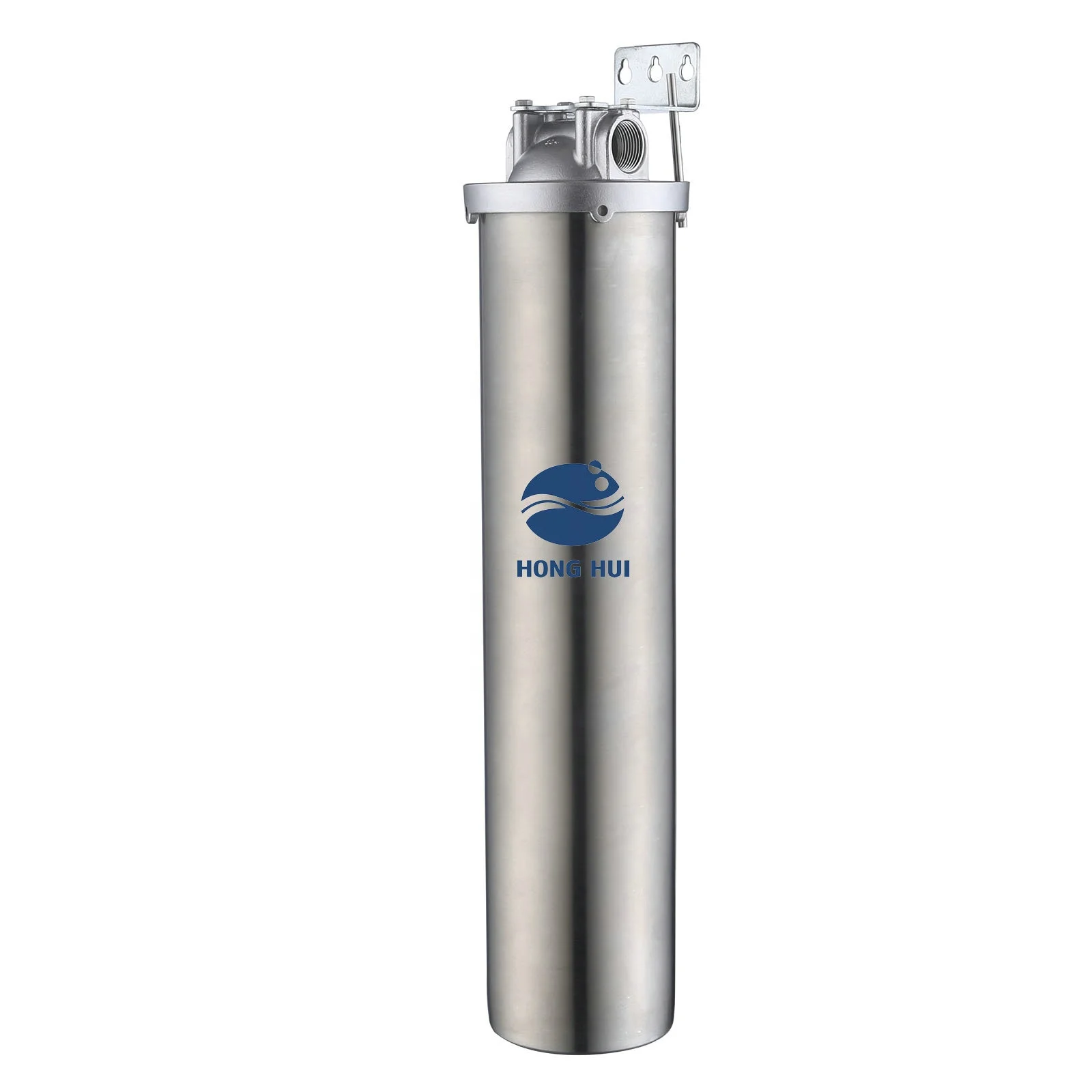 HONG HUI HMF-20B 20 Inch Stainless Steel Filter Housing Big Blue Whole House Water Filter Housing