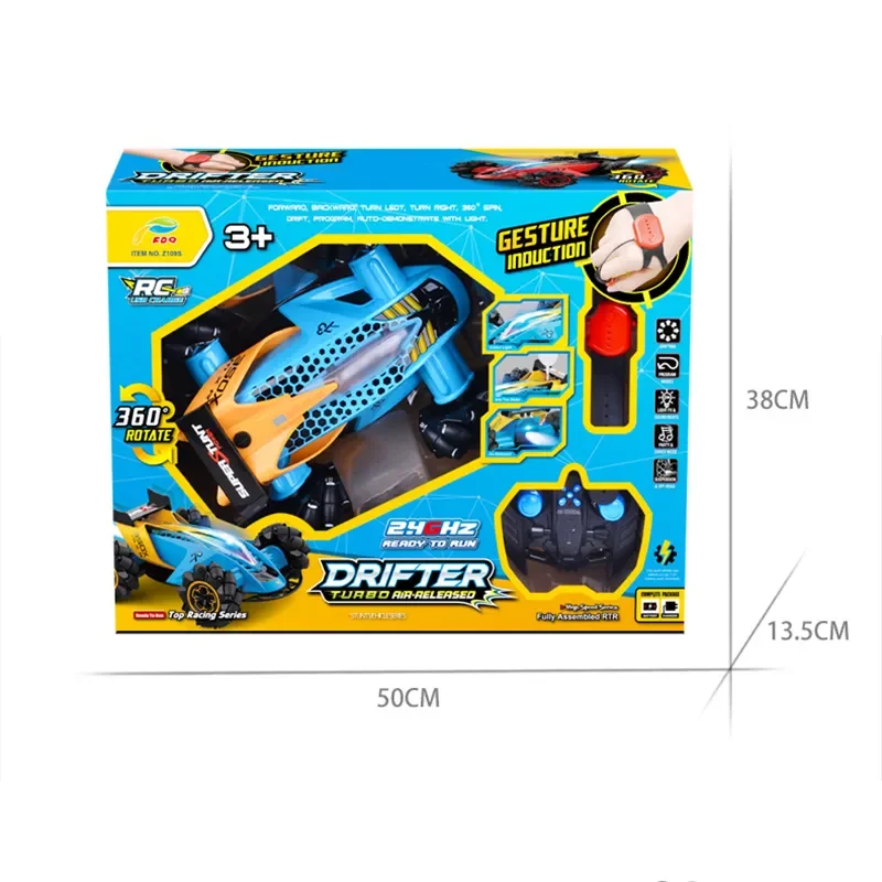1:10 stunt car climbing gesture induction drift 2.4GHz watch control wireless remote control car