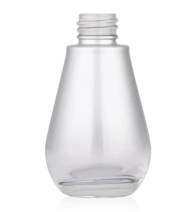 100Ml Serum Amber Essential Oil 4 Oz Hair Oil Gourd Shape purple Glass unique dropper bottle