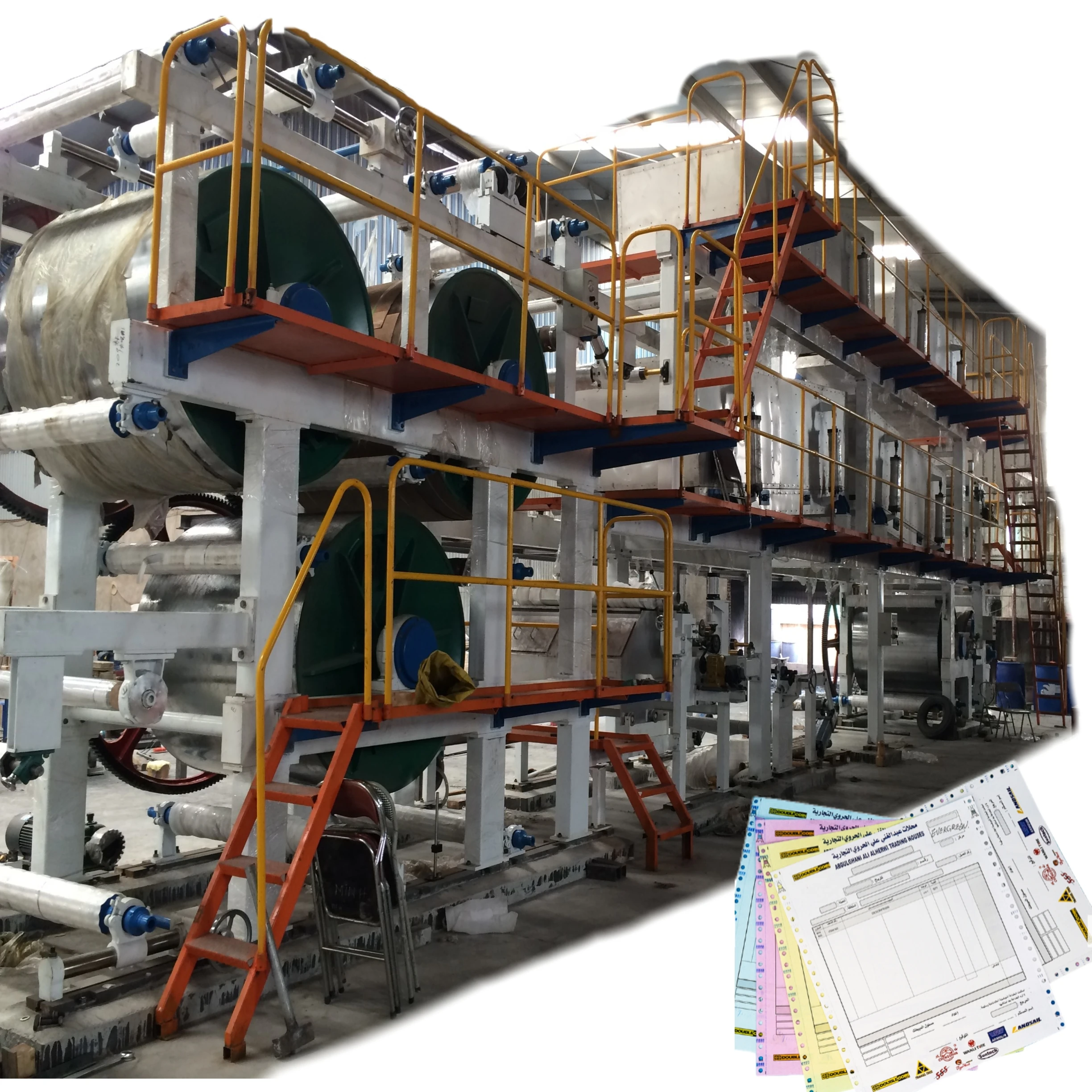 Carbon-free paper making machine NCR paper coating machine for copy paper