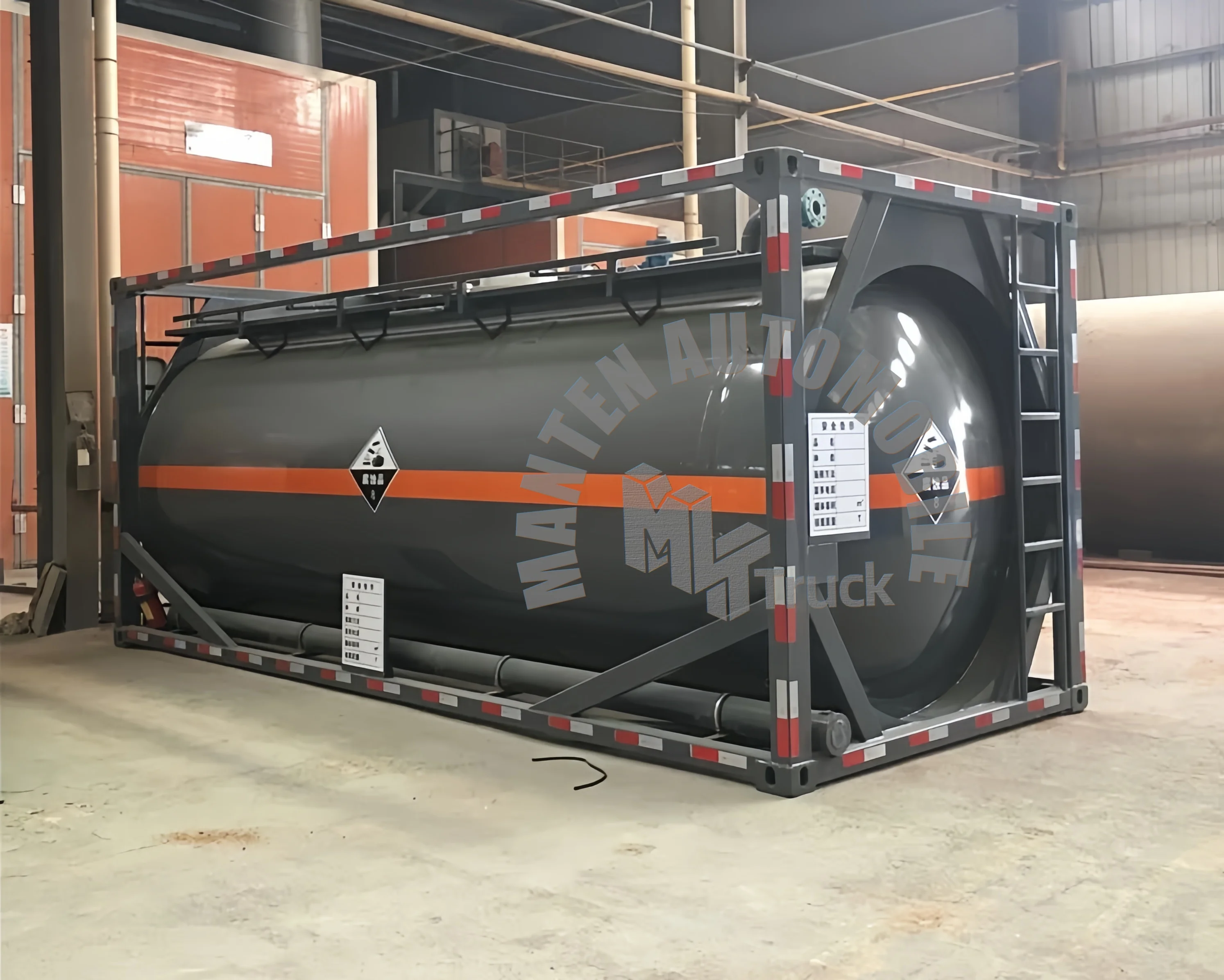 20-Foot Sulfuric Acid Transport Tank Transport Box Storage Vessel Sulfuric Acid Dispensing Tank