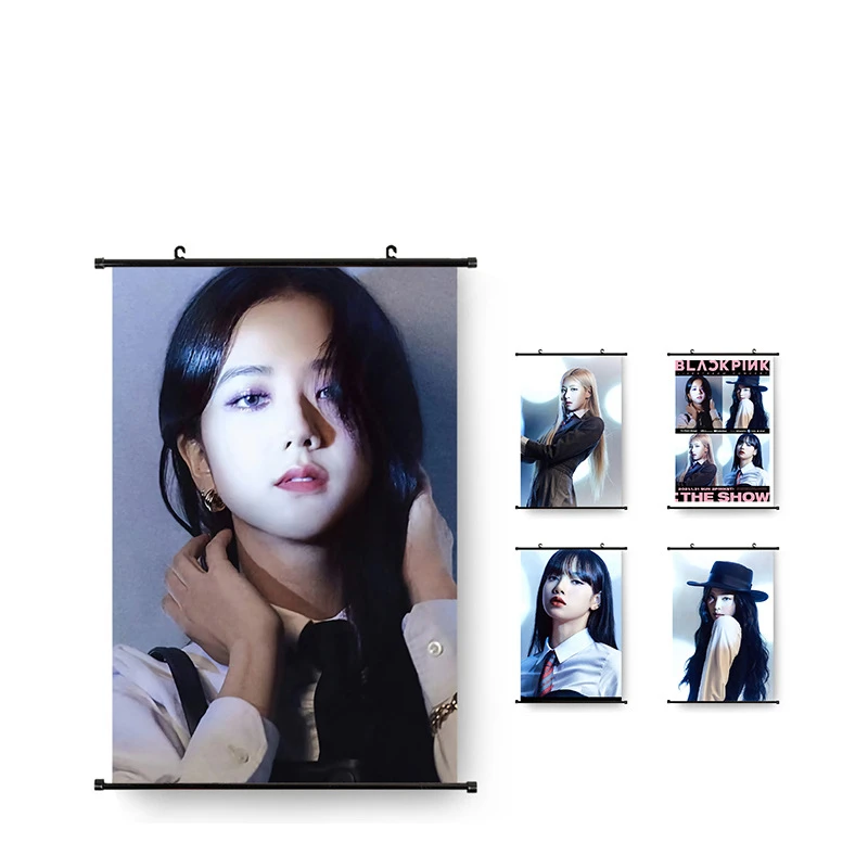  Wholesale KPOP Blackpink The Album Lovesi Girl Concept Photo Tapestry Fabic Poster Hanging