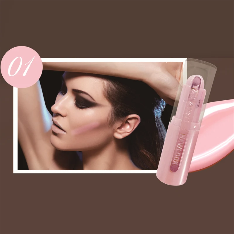 New Colors 3D Face Even Makeup Contour & Highlight Concealer Marker Facial Make Up Highlighter Contour Stick Private Label