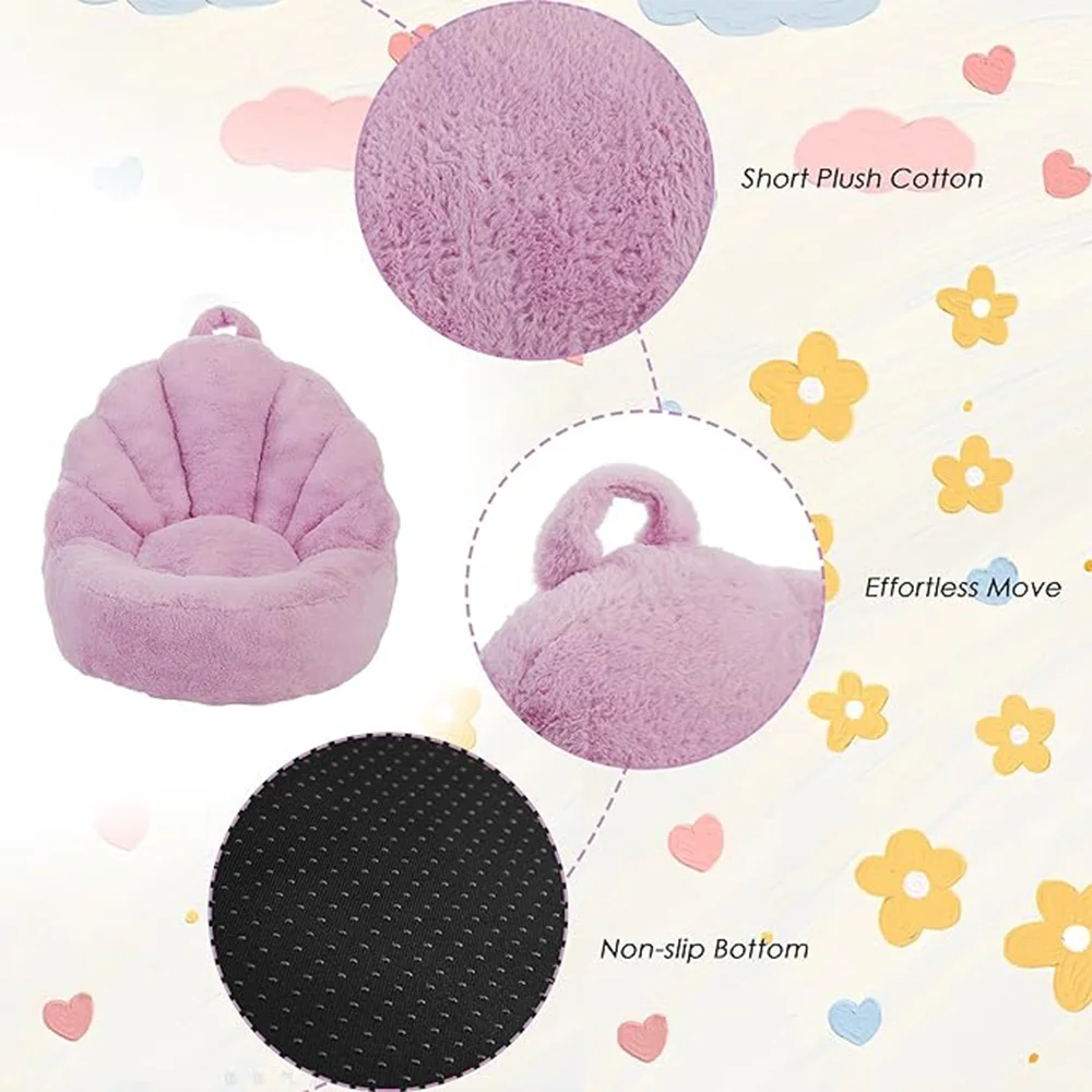 Lightweight Winter Warm Rest Sleep Kids Comfy Sofa Plush Children Sofa Bed for Children Boys Girls