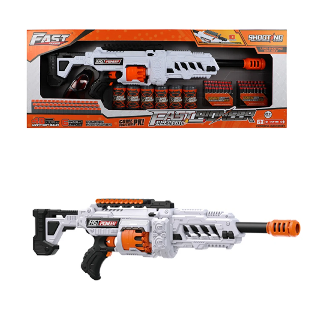 gun toy for children soft bullet toy gun with voice premium quality non-toxic materials