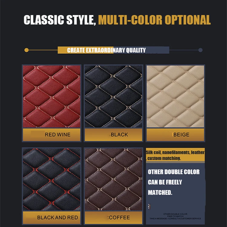 High-quality special car customized wear-resistant material single layer car mat 5d floor