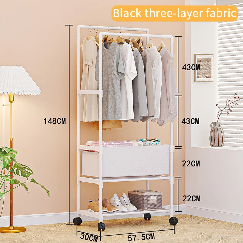 Simple multifunctional shoes and hats rack Drying clothes rack storage clothes and hats cupboard bedroom shoe rack