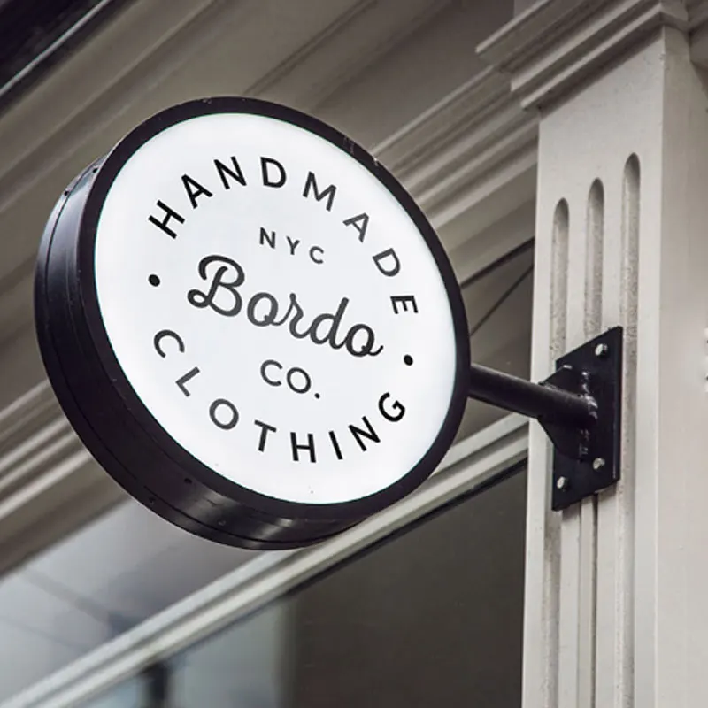 Outdoor Sign Boxes restaurant Name Signs Sign Illuminated Exterior Signled  light box