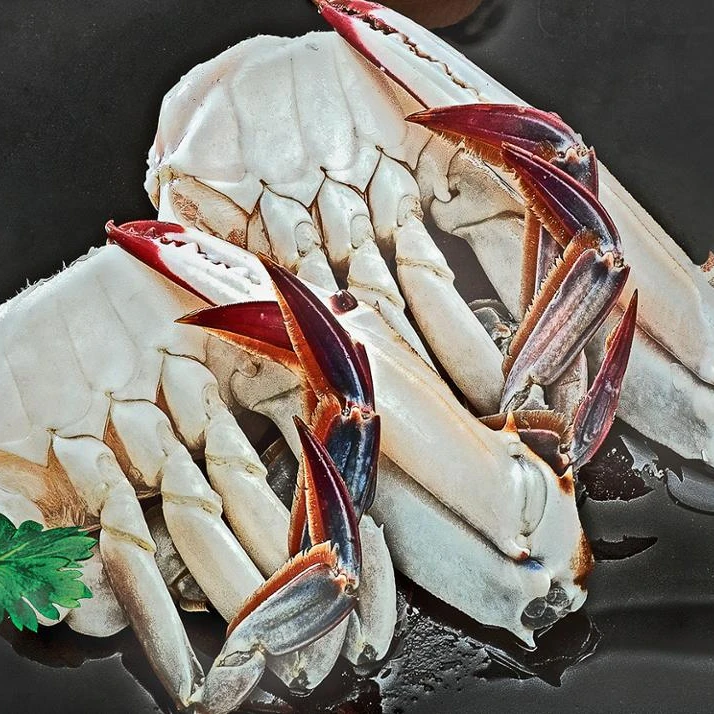 
Wholesale Price Frozen half cut blue swimming crab seafood 
