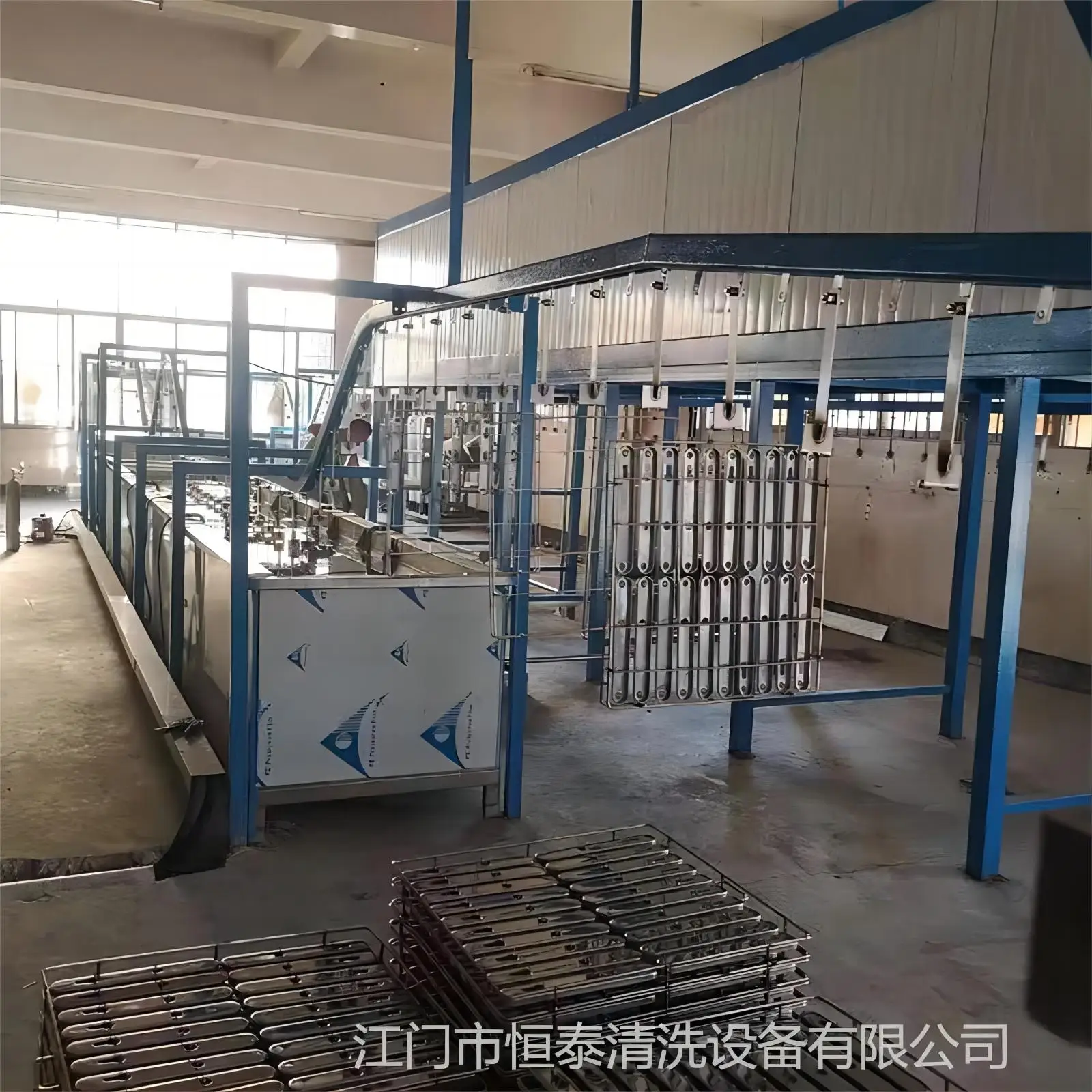 Coating Line Pretreatment Oil Removal and Rust Prevention Cleaning Machine High Pressure Spray Cleaning Drying Line