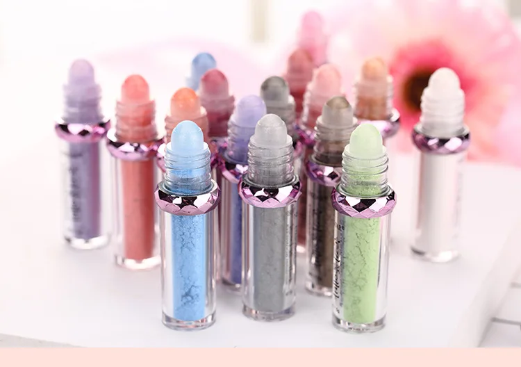 Бесплатная доставка/реализуете прямые поставки, Накручивающийся депилятор, однотонные кружевные шелковые трусики перламутрового оттенка, Накручивающийся депилятор, тени для век освещения с блестками для сцены для макияжа 16 видов цветов